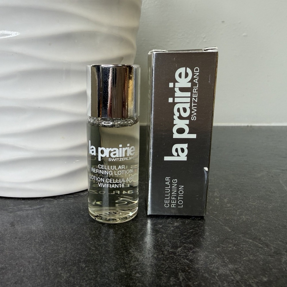 NEW La Prairie Cellular Refining Lotion .34 oz Switzerland Travel Size